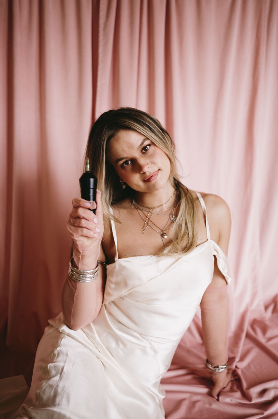 Emilee with her tattoo machine